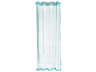 Zdjęcie: Firana gotowa Anika 140x250 cm turkusowy EUROFIRANY