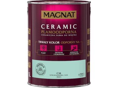 Zdjęcie: Farba ceramiczna 5 L szmaragdowy ton MAGNAT CERAMIC