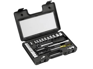 Zdjęcie: Zestaw kluczy nasadowych 1/4",3/8" 40 szt. STANLEY