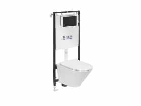 Zestaw podtynkowy Gap Round  Compacto AO Black ROCA
