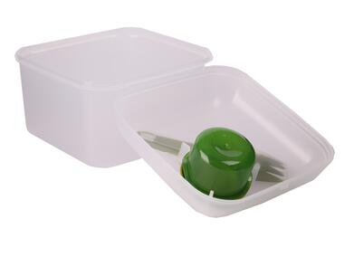 Zdjęcie: Lunchbox z pojemnikiem na sos + widelec multikolor FIT&FRESH