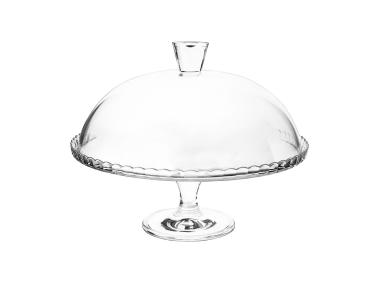 Zdjęcie: Patera szklana z kloszem 32 cm ALTOMDESIGN