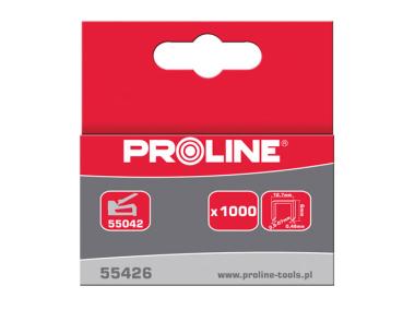 Zdjęcie: Zszywki 6 mm hartowane 12.7x0.7 mm - 1000 szt. PROLINE