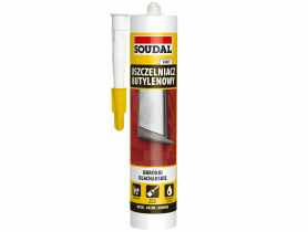 Uszczelniacz butylenowy 280 ml biały plastyczny SOUDAL