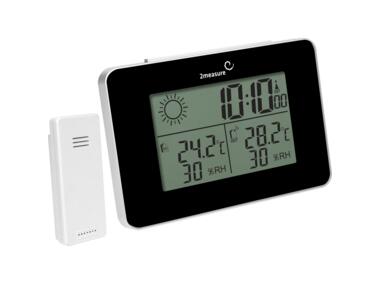 Stacja pogody RCC - termometr/higrometr z zegarem 2MEASURE