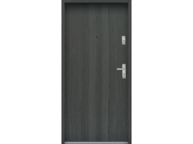 Zdjęcie: Drzwi wejściowe do mieszkań Bastion N-02 Grafit 80 cm lewe ODO KR CENTER