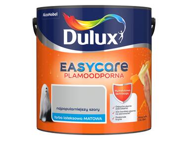 Zdjęcie: Farba do wnętrz EasyCare 2,5 L najpopularniejszy szary DULUX