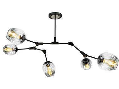 Zdjęcie: Lampa sufitowa Boston 1962/5 black - BL ELEM