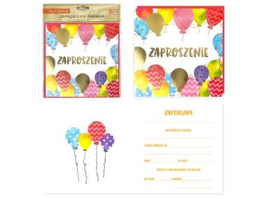 Zdjęcie: Zaproszenie PMZ-114 Ogólne - balony KUKARTKA