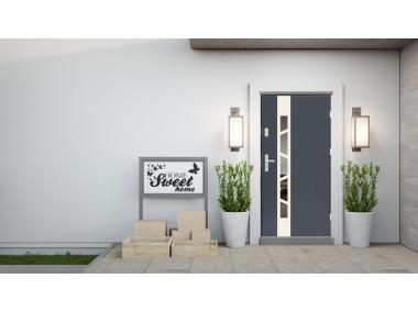Zdjęcie: Drzwi zewnętrzne Stratus Arkus antracyt 90L DOORPOL