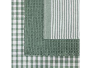 Zdjęcie: Komplet ręczników kuchennych Lucy biało - zielony 50x70 cm EUROFIRANY