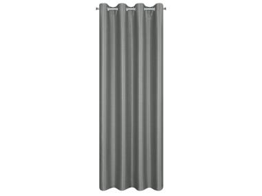 Zdjęcie: Zasłona gotowa Selina 140x250 cm stalowy EUROFIRANY