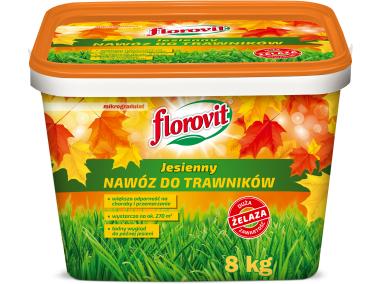 Zdjęcie: Nawóz jesienny do trawników wiadro 8 kg FLOROVIT