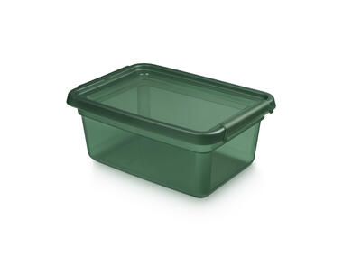 Zdjęcie: Pojemnik z pokrywką i klipsami 28x38x16 cm 12,5 L Pine (2522) Basestore ORPLAST