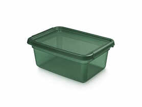Pojemnik z pokrywką i klipsami 28x38x16 cm 12,5 L Pine (2522) Basestore ORPLAST