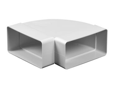 Zdjęcie: Kolano pionowe płaskie 60x120 mm 90 AWENTA