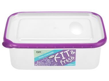 Zdjęcie: Pojemnik do żywności 1200 ml prostokątny art.51323 Fit and Fresh DECOR