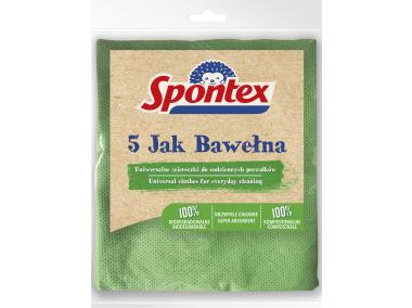 Zdjęcie: Ścierka jak bawełna Eco 5 sztuk SPONTEX