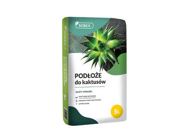 Zdjęcie: Podłoże do kaktusów i innych sukulentów 5L SOBEX