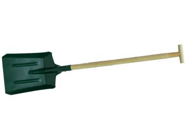 Zdjęcie: Łopata węglowa z trzonem drewnianym długość 116 cm, 500x315 mm PROFIX