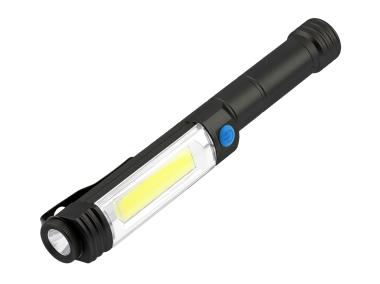 Latarka LED na baterie 3xAA, 6 W czarna GTV