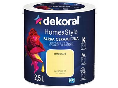 Farba ceramiczna Home&Style lemon cake 2,5 L DEKORAL
