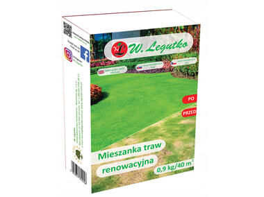 Zdjęcie: Mieszanka traw renowacyjna 0,9 kg W.LEGUTKO