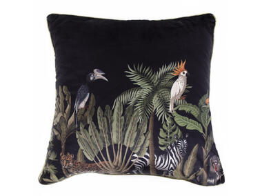 Zdjęcie: Poszewka dżungla outstanding chic czarna 45x45 cm CHIC HOME
