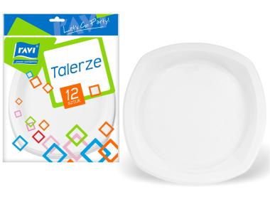 Zdjęcie: Talerze jednorazowe 22 cm RAVI