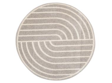 Zdjęcie: Dywan Lotto 100 cm koło szaro-biały MULTI-DECOR
