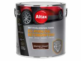 Farba do podłóg betonowych 2,5 L brązowy półmat ALTAX