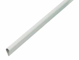 Profil zaciskowy PVC biały 1000x15x0,9 mm ALBERTS