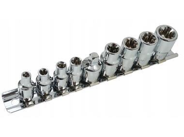 Zdjęcie: Zestaw nasadek Torx 1/4-3/8 8PCS VERKE PREMIUM