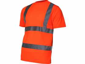 Koszulka T-Shirt ostrzegawcza, pomarańczowa, L, CE, LAHTI PRO