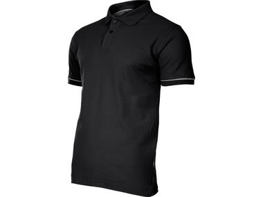 Koszulka Polo, 220g/m2, czarna,  S, CE, LAHTI PRO