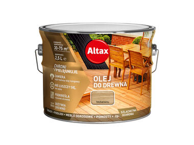 Zdjęcie: Olej do drewna 2,5 L bezbarwny ALTAX