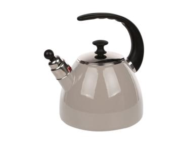 Zdjęcie: Czajnik emaliowany stożek 2,5 L taupe SILESIA