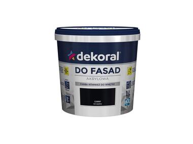 Zdjęcie: Farba fasadowa czarna 1 L Polinit DEKORAL