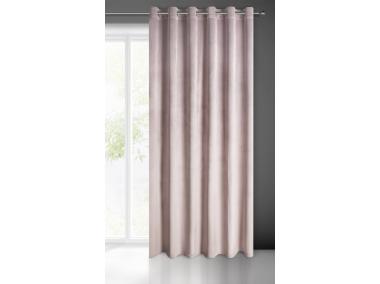 Zdjęcie: Zasłona gotowa Melanie 140 x 250 cm pudrowy róż EUROFIRANY