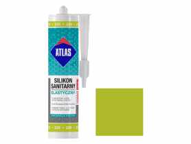 Silikon sanitarny elastyczny, 220 awokado, 280 ml ATLAS