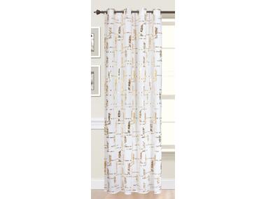 Zdjęcie: Zasłona king of chic gold biało-złote 140x270 cm CHIC HOME