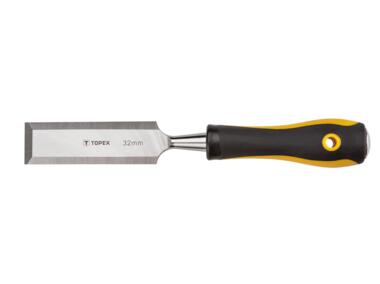 Zdjęcie: Dłuto 32 mm, dwumateriałowy uchwyt, CrV TOPEX