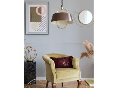 Zdjęcie: Poszewka Oh My Chic 1 30x50 cm merlot+złoto CHIC HOME