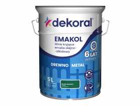 Emalia ftalowa Emakol Strong zielony soczysty 5 L DEKORAL