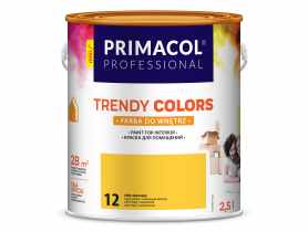 Farba Trendy Colors 2,5 L żółty słoneczny PRIMACOL DECORATIVE