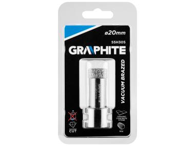 Zdjęcie: Otwornica diamentowa 20 mm x M14 GRAPHITE