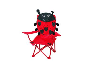 Zdjęcie: Krzesełko ogrodowe campingowe czerwona biedronka PATIO