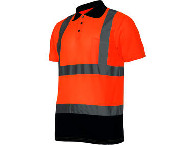 Zdjęcie: Koszulka Polo ostrzegawcza, pomarańczowa, 3XL, CE, LAHTI PRO