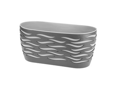Zdjęcie: Skrzynka Sahara Duo 35 cm antracytowo-szara VERDENIA