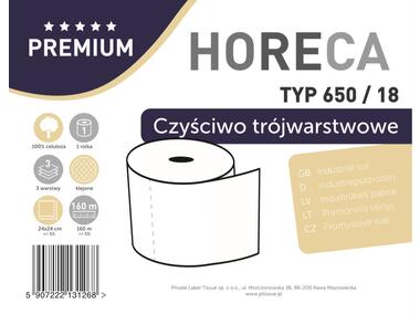 Zdjęcie: Czyściwo celulozowe typ 650/18 1 rolka 3-warstwowe HORECA PREMIUM